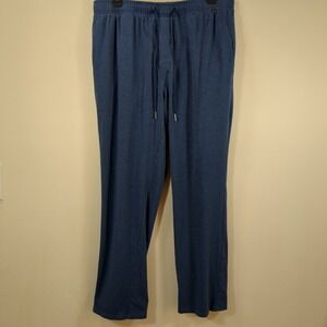 Autograph men's blue loungewear tie waist lightweight pants , size - L